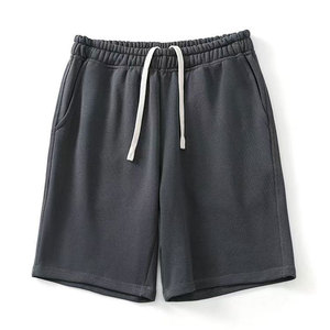 Pantalones Cortos Bermuda de Algodón de Color Sólido 2026, Cintura Elástica con Cordón, Pantalones Cortos Deportivos Transpirables de Punto para Hombre y Mujer - Product Image 1