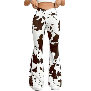 Leggings de yoga mi-longs personnalisés pour femmes, imprimés par sublimation, sans couture, pour la gym, le fitness, l'entraînement, la course, le sport, tricotés pour l'été - Product Image 4