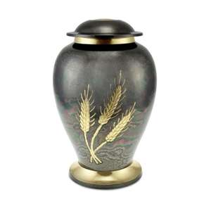 Urna Funeraria Estilo Hoja de Arce Dorada, Forma de Domo, Urnas para Adultos, Precio de Fábrica, Últimos Modelos de Urnas Funerarias, Proveedor de Artículos Funerarios - Product Image 2