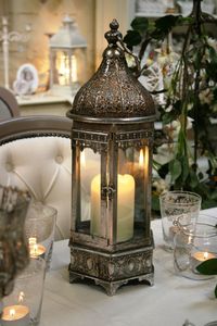 Traditional <b>Brass</b> Hanging <b>Lantern</b> Red Geometric Home Decor Ramadan Indoor Living Room 100% Handmade - Product Image 3
