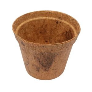 Pots de jardin carrés en fibre de coco naturelle, biodégradables, écologiques, avec trou de drainage, pour plantes commerciales, best-sellers - Product Image 1