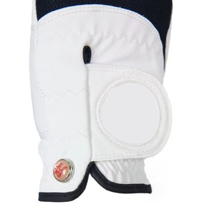 Men's High Quality Premium Genuine Leather Breathable Moisture Wicking Golf Glove Stable Grip <b>Net</b> <b>Fabric</b> Wholesale for Sports - Product Image 2