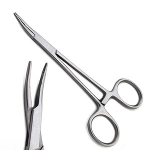 Pinces à moustiques courbées de 12,5 cm OEM/en gros, pinces chirurgicales/dentaires/vétérinaires, fournisseur d'instruments médicaux avec impression de logo laser - Product Image 6