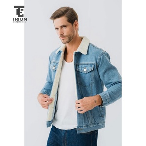 Veste en jean pour homme 2026 à prix de gros, style vintage délavé, respirante, pour l'hiver, à prix abordable - Product Image 2