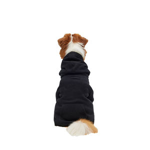 Black <b>Hoodie</b> Pet <b>Dog</b> Clothing Four Seasons Sporty Style - Product Image 2