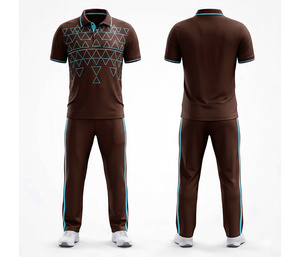 Sports Performance <b>Cricket</b> Uniform with Moisture Wicking Fabric | Men Women Youth <b>Cricket</b> Wears Polo Shirt and Trouser Full Team - Product Image 4