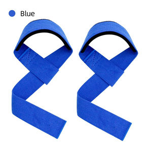 Sangles de poignet en coton élastique avec logo personnalisé, haute élasticité, antidérapantes et réglables pour la musculation et les soulevés de terre - Product Image 4