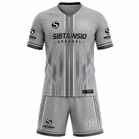 Maillots de football personnalisés de haute qualité 100% polyester, sublimation, uniformes d'équipe, maillot de club, ensemble unisexe à manches courtes