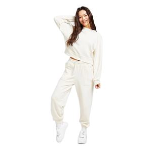Pull femme pull Joggers col rond 2 pièces pull ensemble pour femme vêtements femme survêtement survêtement personnalisé polaire 2 pièces - Product Image 1