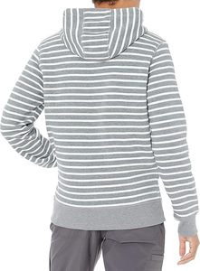 Wholesale OEM Customized Brand Logo Regular Fit Full Zipper Striped <b>Lined</b> <b>Hoodie</b> for Men 100% Cotton 340 GSM Winterwear Fashion - Product Image 2