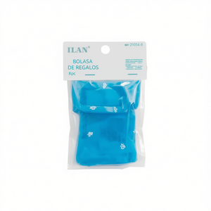 Sacchetti Regalo ILAN 8pz Blu 5x7cm Sacchetti per Bomboniere Matrimonio - Product Image 1