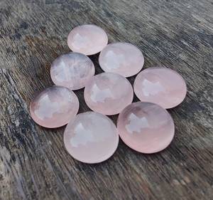 Cuarzo Rosa Natural, Cristal Rosa, Corte Pera de 4mm, Certificado IGI, Precio al por Mayor, Cabujón de Piedra Preciosa para Anillos y Joyería - Product Image 4