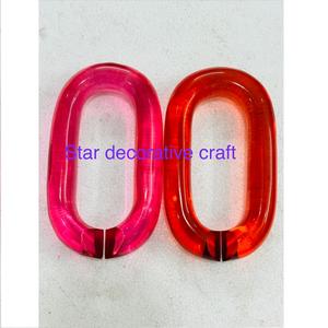 Maillons de chaîne en résine en gros, maillons de chaîne en résine en vrac, maillons de chaîne en résine pour la décoration, accessoires de chaîne en résine - Product Image 4