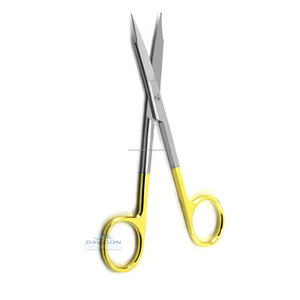 Tijera profesional de carburo de tungsteno, alta calidad, 13cm, curvada/recta, Goldman Fox - Product Image 5