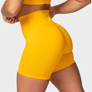 Shorts de sport compressifs pour femmes, respirants, taille élastique, polyester/coton, décontractés, en vente - Product Image 4