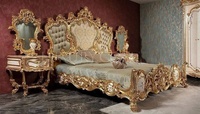 Pied de lit en bois pour chambre à coucher, mobilier de qualité supérieure pour la maison, avec cadre de lit king size en bois massif fait main, luxe.