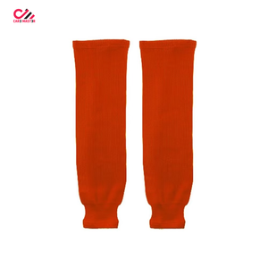 Ice Hockey <b>Socks</b> Black Gold White Striped <b>Moisture</b> Wicking Elastic Waist Men Adult All Seasons Sublimated Print - Product Image 2