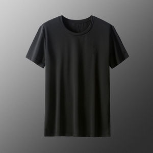 OEM custom logo embroidery printed design Ice silk mesh <b>t</b>-<b>shirt</b> summer new men's <b>spot</b> loose men's thin short-sleeved <b>t</b> <b>shirt</b> - Product Image 2