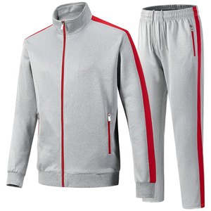 Ensemble de survêtement 2 pièces pour homme 2026 – Veste zippée intégrale et pantalon de jogging – Vêtements de sport athlétiques pour la course et la gym – Vente en gros - Product Image 1