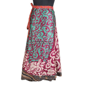 New Indian Printed Long <b>Wrap</b> Around <b>Skirt</b> Magic 38" Sarong Pareo Custom Latest Design Women Fashion Wear for Women - Product Image 2