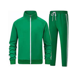 Ensemble de survêtement unisexe personnalisé en gros, style streetwear, 360 grammes, léger, respirant, en polyester et coton, à capuche, avec strass, collection printemps décontractée - Product Image 1