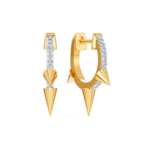 Boucles d'oreilles en or massif 14K 9K 10K 18K avec diamants de laboratoire certifiés IGI, fabricant de bijoux fins éthiques RJC ODM OEM, vente en gros EA501909 - Product Image 3