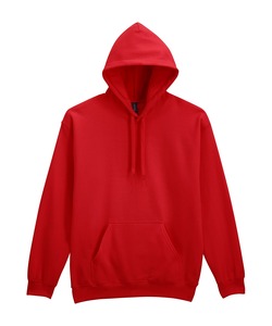 Sudadera con Capucha Roja para Hombre, Corte Regular, Felpa de Algodón, Informal, con Bolsillo Delantero, para Otoño - Product Image 1