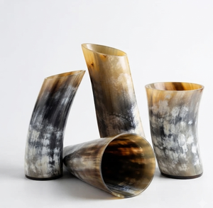 REHMAN CRAFT Verre artisanal en corne de buffle écologique, rustique et de forme naturelle - Product Image 6