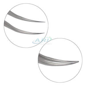 High Quality <b>Eyelash</b> <b>Tweezers</b> for Salon Use and Personal Beauty Care Stainless Steel <b>Eyelash</b> <b>Tweezers</b> - Product Image 2