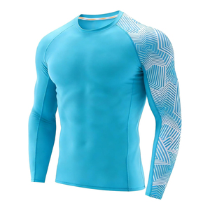 High Quality Full Sleeve Rash Guard Breathable <b>Compression</b> Sports <b>Shirt</b> Manufacturer Wholesale Supply - Product Image 1