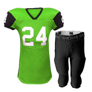 Ensemble d'uniformes de football américain SANGLASPORTS d'origine, respirant, à manches courtes, grandes tailles, tailles personnalisables, 100% - Product Image 5