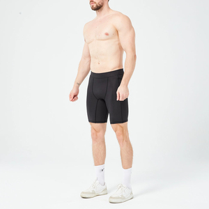 กางเกงขาสั้นผู้ชายเอวยางยืด ระบายอากาศ แห้งเร็ว ผ้าฟลีซ พิมพ์โลโก้ได้ ไซส์ใหญ่ สไตล์ไฮสตรีท - Product Image 4