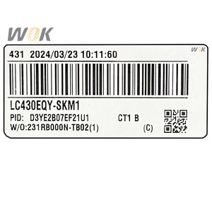 Panel de Pantalla LCD TFT A-Si de 43 <span class=keywords><strong>Pulgadas</strong></span> para LC430EQY-SKM1, Alta Resolución 3840x2160, Pantalla de Repuesto para TV a Bajo <span class=keywords><strong>Precio</strong></span> - Product Image 4