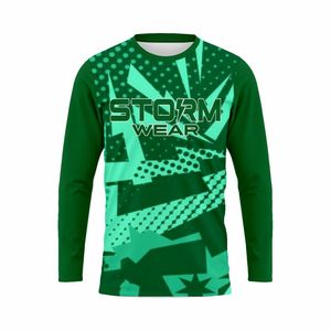 เสื้อวอลเลย์บอลแบบใหม่ ดีไซน์สั่งทำได้ คุณภาพสูง ผ้าโพลีเอสเตอร์ 100% เนื้อผ้านุ่ม สไตล์ชุดกีฬา พิมพ์ลายแบบซับลิเมชั่น เสื้อยืดกีฬา - Product Image 4