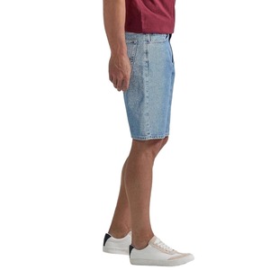 Shorts en jean amples et décontractés pour homme, avec logo du fabricant OEM, design baggy, pour l'été, l'automne et le printemps, boutons personnalisés. - Product Image 2