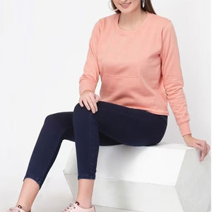 เสื้อสเวตเชิ้ตผู้หญิงราคาส่ง สวมใส่สบาย ระบายอากาศได้ดี เนื้อผ้านุ่ม เหมาะสำหรับใช้ในชีวิตประจำวัน - Product Image 4