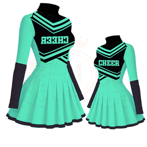 Tenues d'entraînement de cheerleading personnalisées avec logo, grandes tailles, pour enfants, jeunes et femmes, jupes, uniformes, costumes - Product Image 3