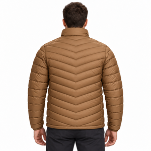 Chaqueta de Invierno para Hombre WASONS INTERNATIONAL, Estilo Safari, Cuello Mao, Cierre de Cremallera, Ligera, Casual, Acolchada e Impermeable - Product Image 4