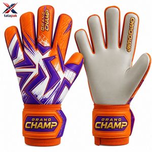 ถุงมือผู้รักษาประตู Tata Pak Grand Champ แบบเต็มนิ้ว หนังแท้ ฝ่ามือทำจากยางลาเท็กซ์ ระบายอากาศได้ดี สายรัดข้อมือปรับได้ สำหรับกิจกรรมกลางแจ้ง เหมาะสำหรับทุกเพศ - Product Image 2