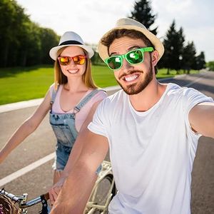 แว่นกันแดด Pibupibu 10/20 ชิ้น แพ็คสีนีออน สไตล์เรโทรยุค 80 กระจกสีสันสดใส ขายส่งจำนวนมาก สำหรับผู้หญิงและผู้ชาย - Product Image 2