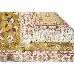 Alfombra de Oración Persa Tradicional con Diseño Floral, Alfombra Islámica de Lujo para Namaz, Hecha a Mano, Decorativa, para el Hogar Musulmán, Regalo para la Mezquita - Product Image 2