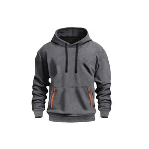 <b>Mens</b> Custom Fleece Hoodie <b>Pullover</b> Heavyweight Blank Hooded Sweatshirt Zipper Pocket - Product Image 6
