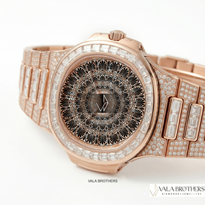 Montre de luxe pour homme Petek Philippee, 29 mm, analogique, quartz, alliage, diamant, cristal saphir, acier inoxydable, fermoir déployant - Product Image 4