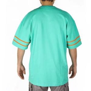 Camisetas de punto grueso transpirables de estilo nuevo para hombre, de cuello redondo, lisas, teñidas, a cuadros, de gran tamaño y resistentes. - Product Image 4