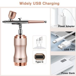 Kit aérographe sans fil rechargeable USB, pistolet de pulvérisation portable pour tatouage, maquillage des ongles, peinture, usage beauté - Product Image 6
