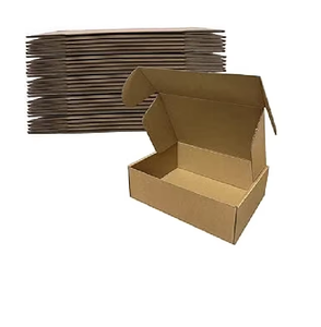 Caja de cartón corrugado marrón de 3 capas, 7 x 3 x 3 pulgadas, caja de embalaje para envíos de artículos pequeños de comercio electrónico y venta minorista - Product Image 1