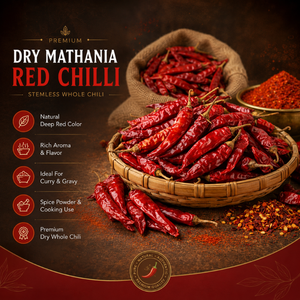 Chiles Rojos Secos Enteros Byadgi |   Chile de Grado Premium para Exportación, Picante Suave, para Salsas y Mezclas de Especias, Color Intenso, Uso Diario - Product Image 6