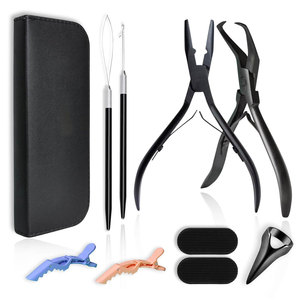 Outils pour extensions de cheveux, kit multifonctionnel pour extensions de cheveux, kit professionnel d'installation et d'application d'extensions de cheveux à micro-perles - Product Image 1