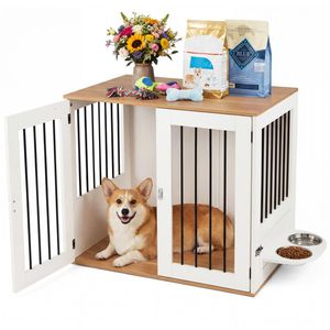 Ciotola Girevole a 360° per Cani con Ciotole in Acciaio Inox 304 e Design a Doppio Blocco - per Animali Domestici da Interno - Product Image 1