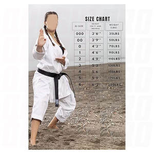 Uniforme de Karate para Niños y Adultos, Ligero, Pantalones y Chaqueta Gi para Estudiantes, Entrenamiento de Artes Marciales, Práctica y Competencia, con Cinturón Gratis - Product Image 4